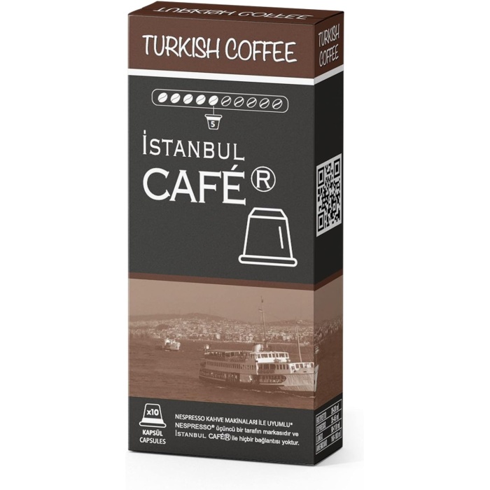 İstanbul Cafe® ® Uyumlu Kapsül Kahve Türk Kahvesi 10 Kapsül