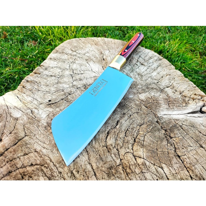 JAPON ŞEF BIÇAĞI SANTOKU PROFESYONEL PİRİNÇ BİLEZİKLİ 30cm