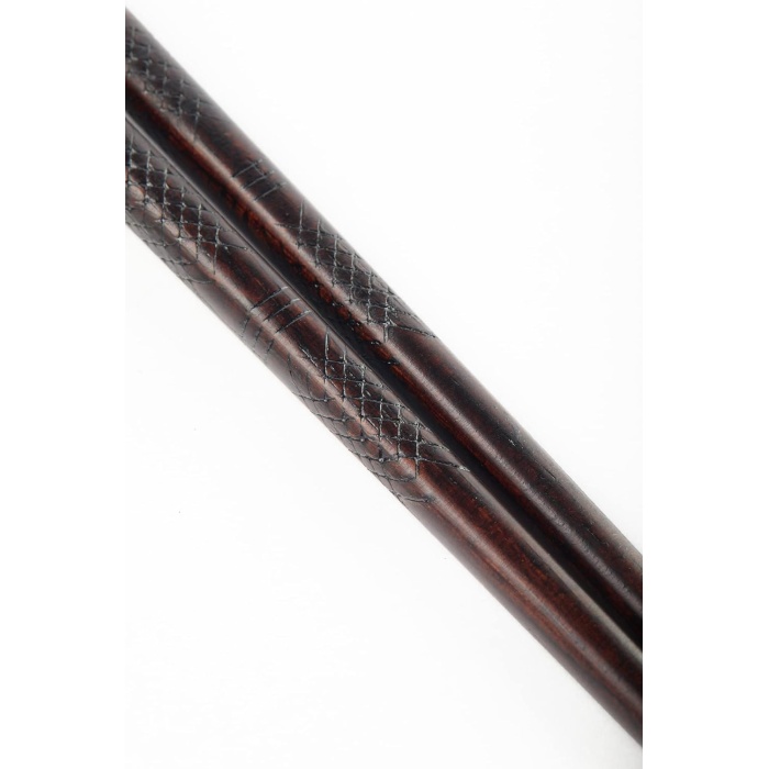 Kiyomi Çok kullanımlık Bambu Bordo Ahşap Chopstick | Tekrar Kullanılabilir ve Yıkanabilir Bambu Chopstick | Kore Çin Japon Yemek Çubukları | 22,5 cm