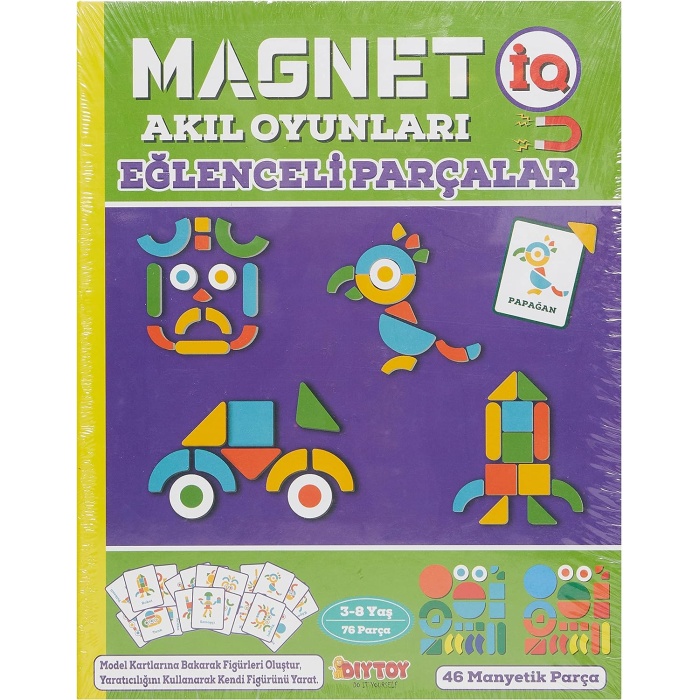 DiyToy Magnet IQ Eğlenceli Parçalar Zeka Oyunu