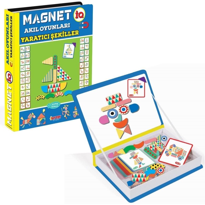 DiyToy Magnet IQ Yaratıcı Şekiller Zeka Oyunu