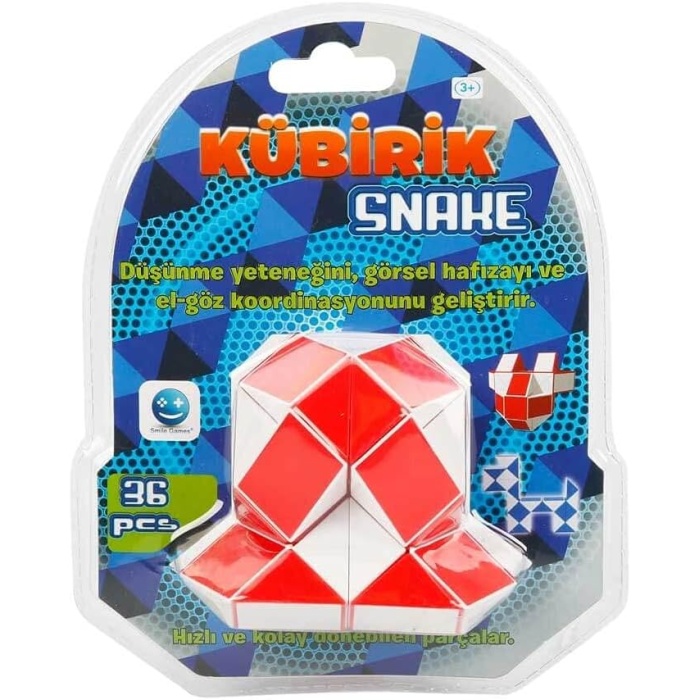 S00001623 Kübirik Snake Zeka Küpü, Çok Renkli