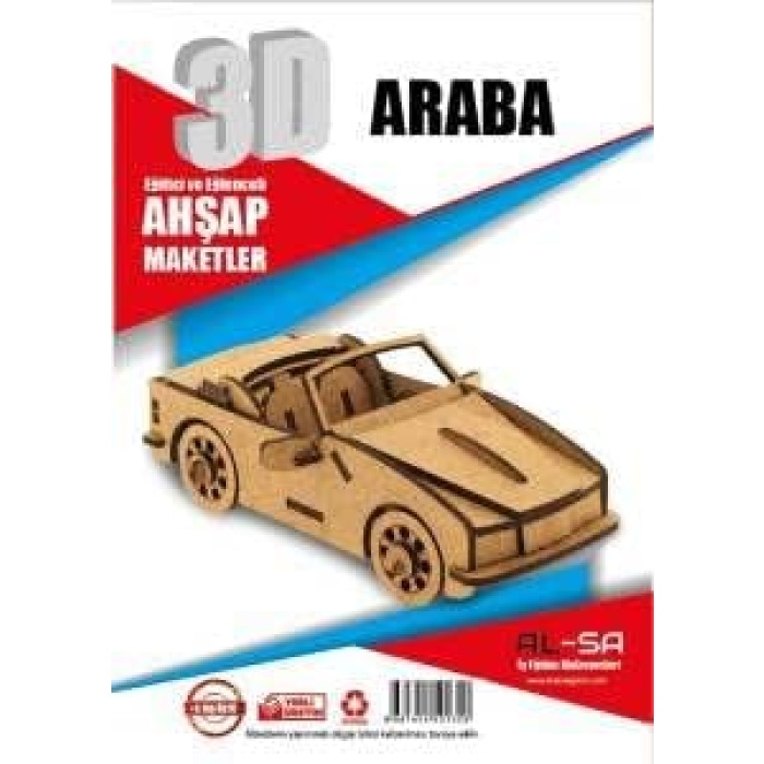 Ahşap Maket Araba