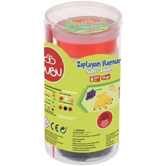 BU-BU ZIPLAYAN HAMUR 6LI Pvc - -HA0006