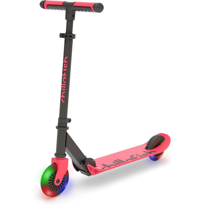 Chillafish Flexxi Glow - Işıklı Katlanabilir 2 Tekerlekli Scooter - Coral