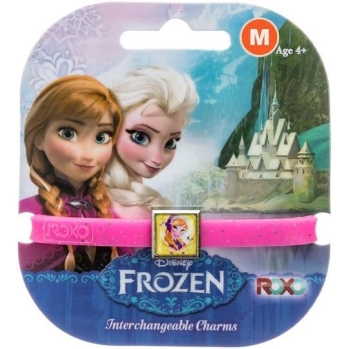 Roxo  Frozen Anna Metal Başlıklı Bileklik, M, Simli