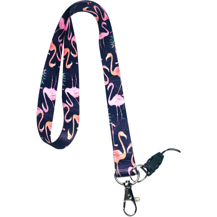 Flamingo Boyun ipi Telefon Askısı Lanyard