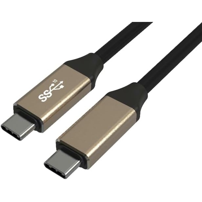 - USB C Hızlı Şarj ve Görüntü Kablosu, USB 3.2 GEN2 Standart 20G Baith,  4/3 uyumluluk, 4K 60Hz Çözünürlüğüne kadar destekler, 5A 20V, 100W Şarj Gücü 2 Metre