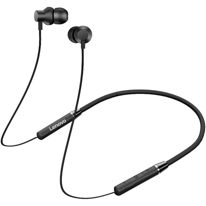 LENOVO HE05 Necband Earphone fonlu Kablosuz Bluetooth Kulaklık Manyetik Boyna Asılan Suya ve Tere Dayanıklı Spor Kulaklık Bluetooth Koşu, Egzersiz için