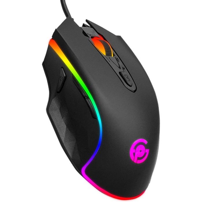 Performax Xorak Makrolu 8000Dpi Rgb Ledli  Oyuncu Mouse Siyah 7 Tuşlu