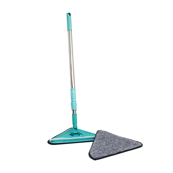 ÜÇGEN MOP YERSİL  - +1 YEDEK BEZLİ - 100CM.SAPLI (606)