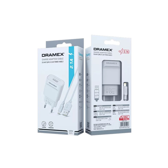 D21L CHARGE ADAPTER İPHONE USB SET 2.1A EV ŞARJ ALETİ (606)