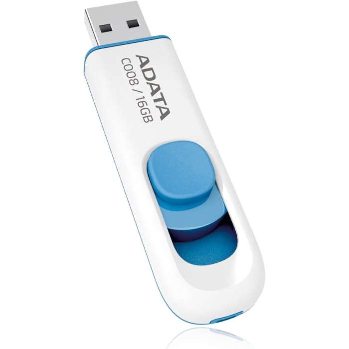 Adata C008 16GB USB 2.0 Drive (White)