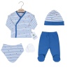 Ciccim Baby Yengeç 5Li Zıbın Set 4863 İndigo