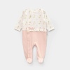 Bibaby Biorganic The Flowers Bebek Tulum 60713 Ekru Pembe