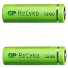 CLZ192 GP RECYKO 1300 MAH R6 AA ŞARJLI 2Lİ KALEM PİL GP130AAHCE-2EB2 (GPRHC132E000) (4172)