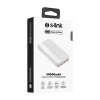 CLZ192 S-LİNK P201 20000MAH PRM MİCRO+TYPE-C+USB BEYAZ POWERBANK (4172)