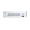 CLZ192 K-06 BEYAZ DOCK WIRELESS KABLOSUZ KLAVYE MOUSE S PL-374 (4172)