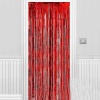 CLZ192 Işıltılı Duvar ve Kapı Perdesi Kırmızı 90x200 cm (4172)