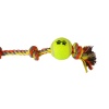 CLZ205 Tenis Toplu Uzun Düğümlü Köpek Diş İpi 7-40 cm Sarı