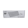 CLZ192 K-03 MİNİ BEYAZ WIRELESS KABLOSUZ KLAVYE MOUSE S PL-395 (4172)