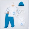 Ciccim Baby Balina 5Li Zıbın Set 4699 Koyu Mavi