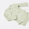 Bibaby Biorganic Soft Modal Eldivenli Kruvaze Body 56904 Yeşil