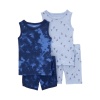 Carters Erkek Bebek 4Lü Pijama Set 1Q510810 Karışık Renkli