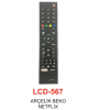 Arçelik - Beko 3D Smart  Netflix Tv Kumandası - LCD 567 (7474)