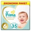 Prima Premium Care Bebek Bezi Ekonomik Paket 6 Beden 35 Adet