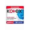 Kotex Ultra Double Gece Ped 10 Adet