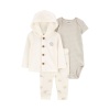 Carters Layette Bebek 3lü Hırkalı Set 1R196210 Renkli