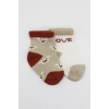 Bistyle Love Dog Penye Soket Çorap 2Li BS10118 Bej