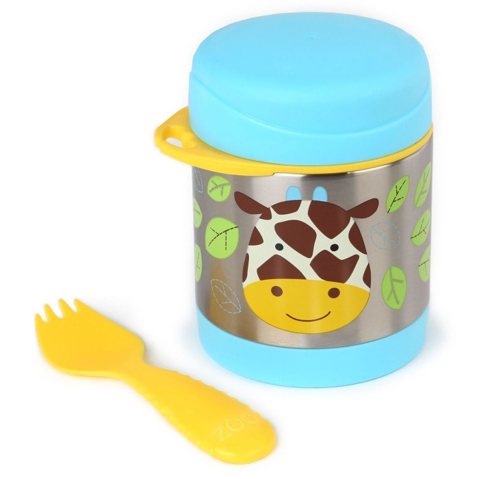 Skip Hop Zoo Paslanmaz Çelik Termos 325ml Zürafa