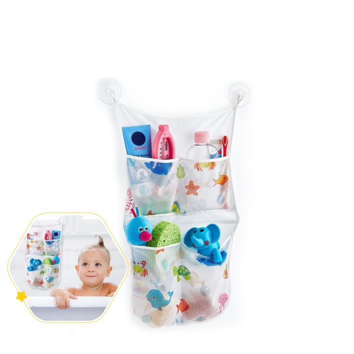 BabyJem Bebek Banyo Oyuncak Torbası 469 Beyaz