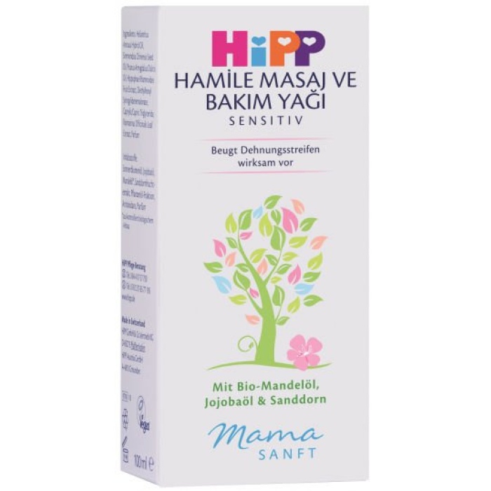 Hipp Hamile Masaj ve Bakım Yağı 100ml