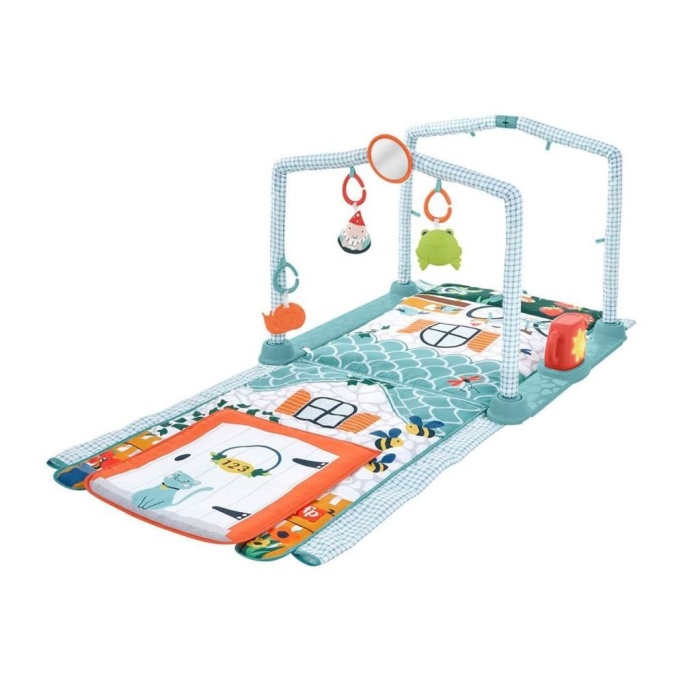 HJK45 Fisher-Price 3ü1 Arada Sevimli Kulübe Jimnastik Merkezi