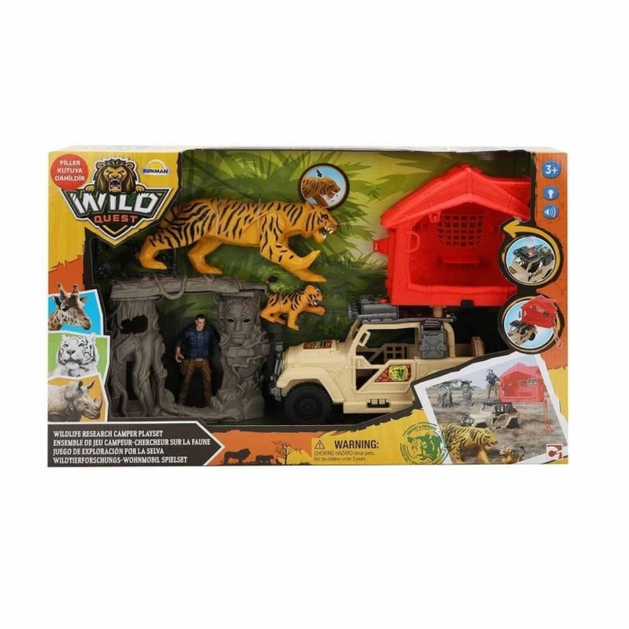 49205 Sesli ve Işıklı Wild Quest Safari Oyun Seti