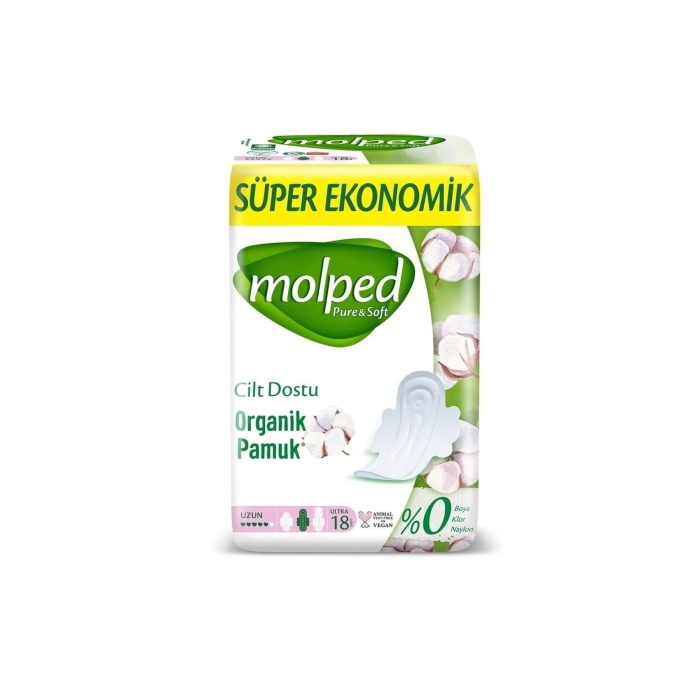 Molped Pure&Soft Ped Uzun Süper Eko 18 Adet