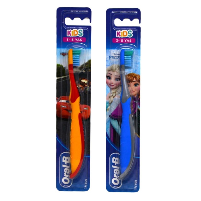 Oral-B Çocuk Diş Fırçası Frozen & Cars 3+ Yaş