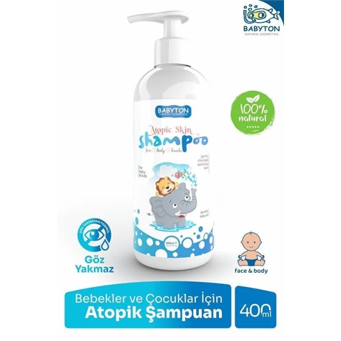 Babyton Atopik Cilt Hassas Saç ve Vücut Şampuanı 400ml