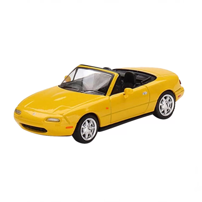 Nessiworld Mini GT 1:64 Eunos Roadster Sunburst Yellow