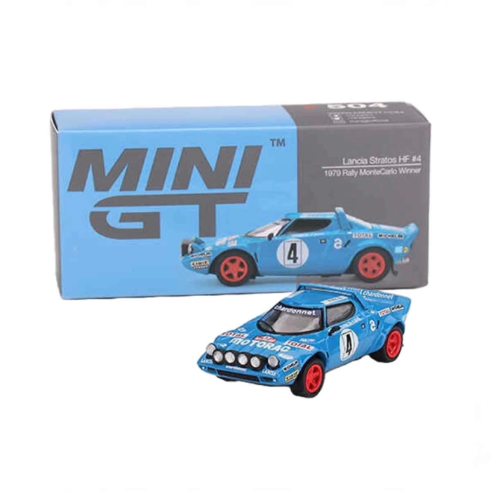 Nessiworld Mini GT 1:64 Lancia Stratos HF #4 1979 Rally MonteCarlo Winner