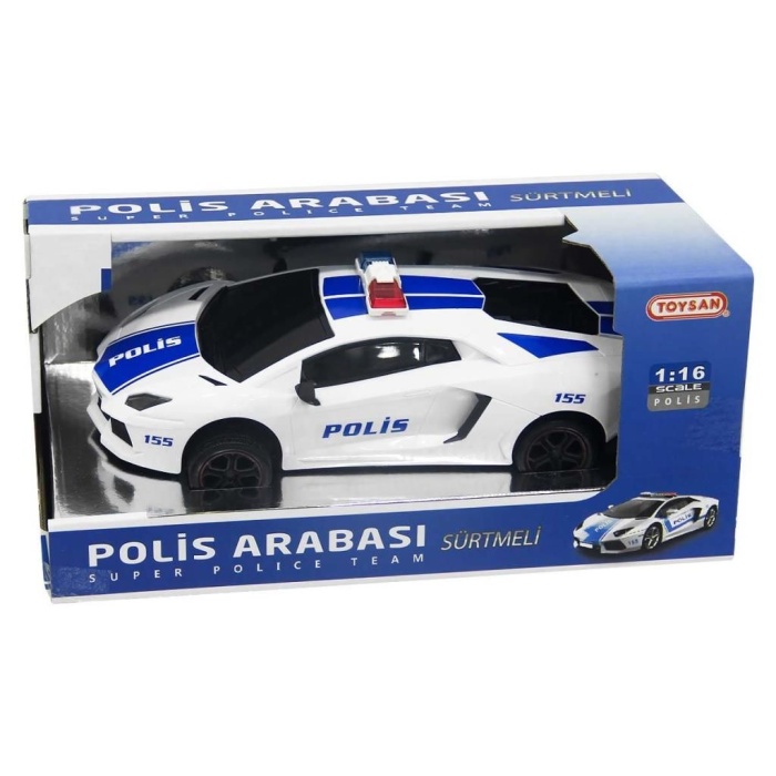 Nessiworld 1:16 Sürtmeli Polis Arabası