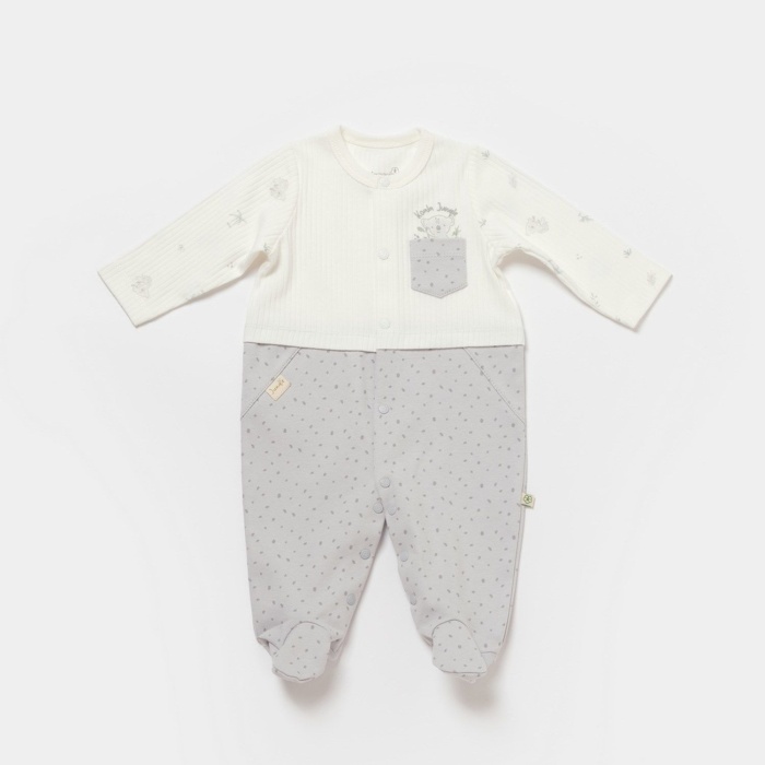 Bibaby Biorganic Koala Jungle Bebek Tulum 60733 Gri