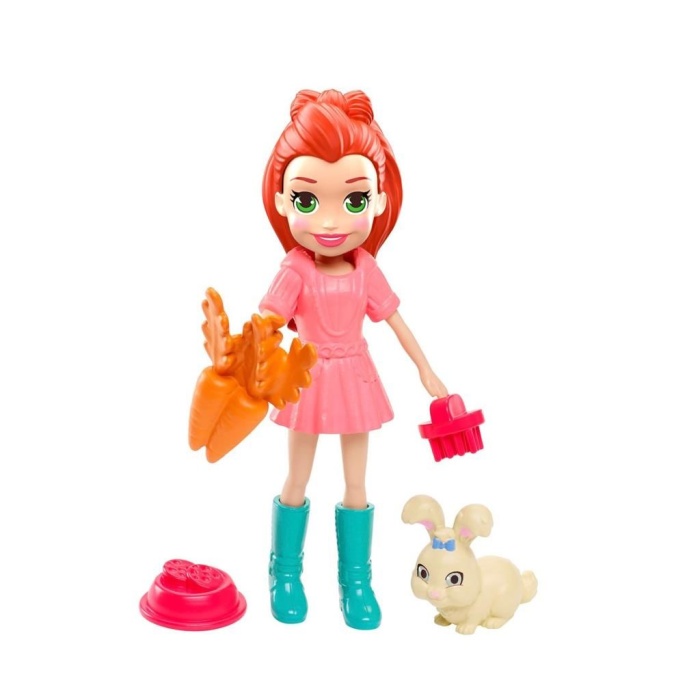 GDM11 Polly Pocket ve Hayvan Dostu Oyun Seti / +4 yaş