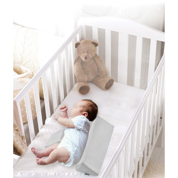 BabyJem Bebek Güvenli Uyku Yastığı 014 Gri