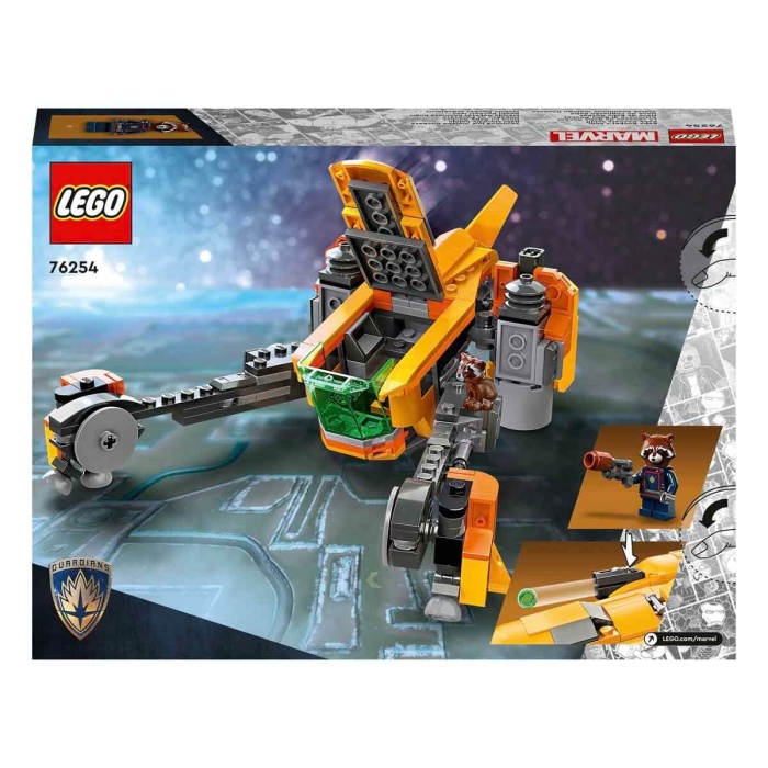 Lego Marvel Bebek Rocket Gemisi 76254