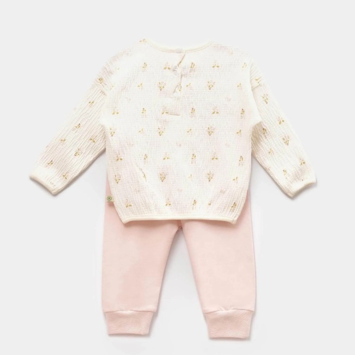 Bibaby Biorganic The Flowers 2Li Takım 59765 Ekru Pembe