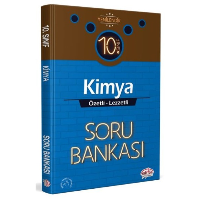 Editör 10. Sınıf Kimya Özetli Lezzetli Soru Bankası  (4022)